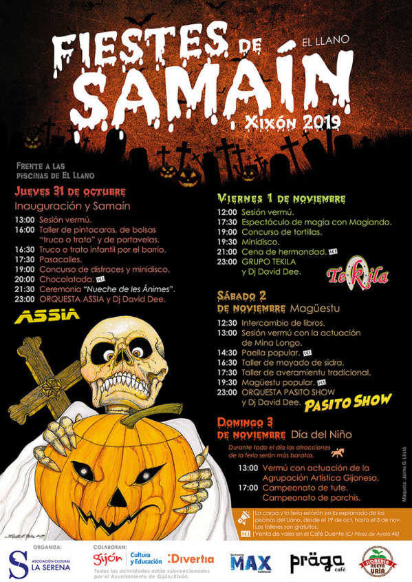 Fiestes de Samaín en El Llano (Gijón)