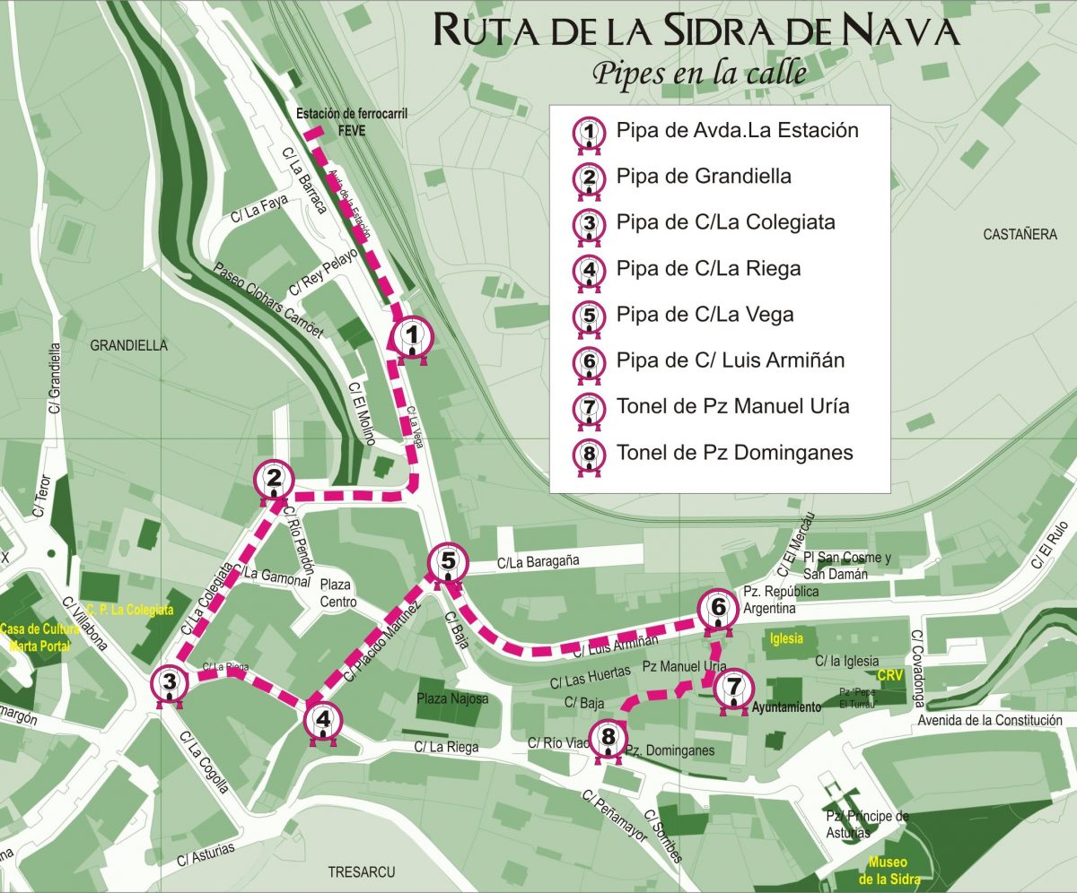 Ruta de la sidra de Nava